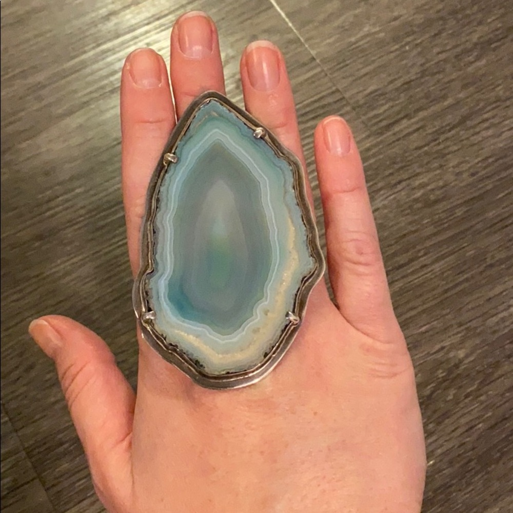 Huge OOAK Charles Albert Stone Ring!